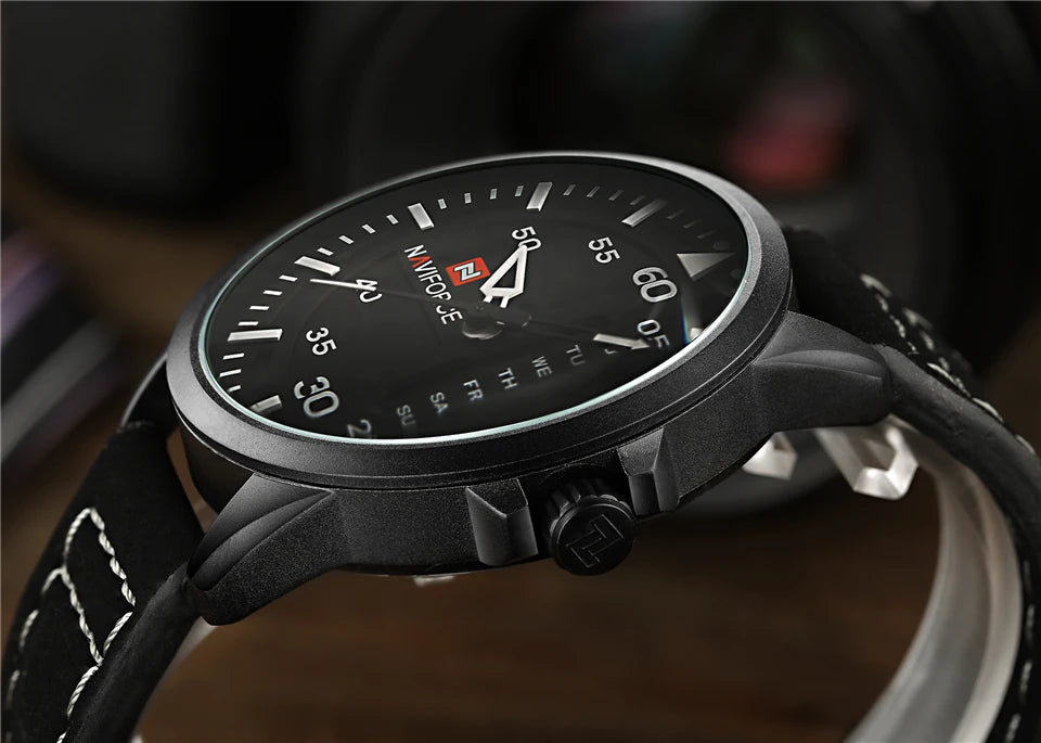 NAVIFORCE Waterproof Military Sport Quartz Men's Watches.