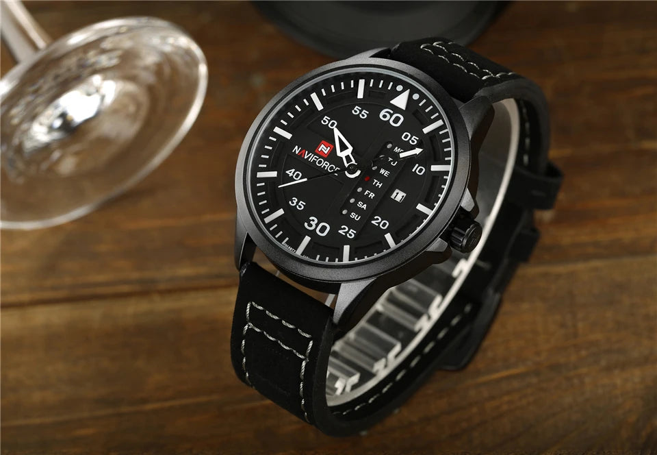 NAVIFORCE Waterproof Military Sport Quartz Men's Watches.