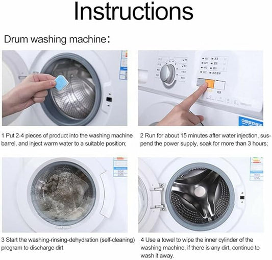 12 Pack Washing Machine Cleaner