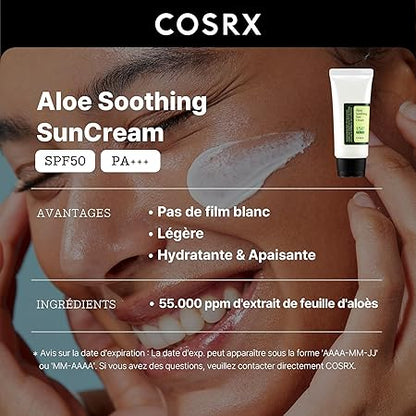 Cosrx Aloe Soothing Sun Cream Spf50 Pa+++ 50 ML