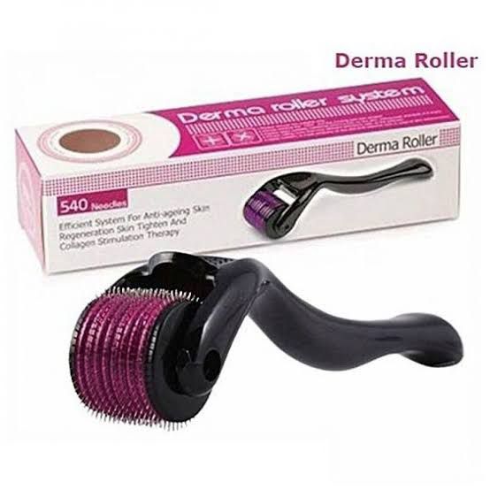 Derma Roller 540 Titanium Needle Facial & Hair Therapy.