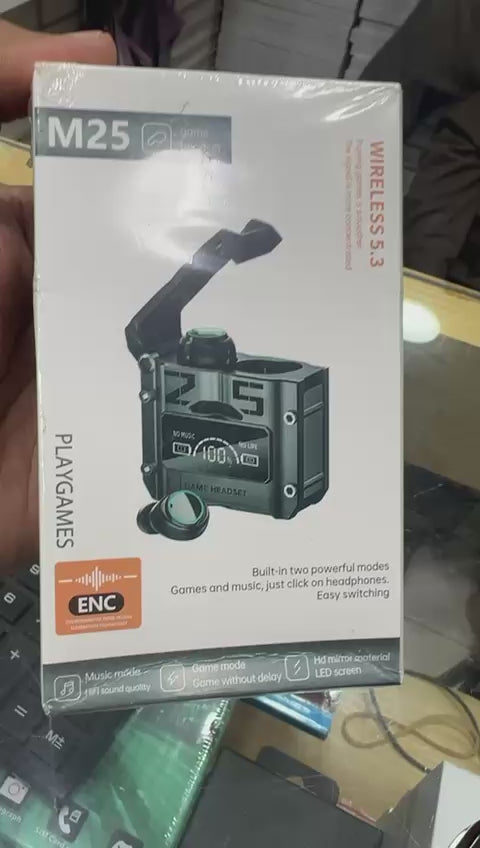 M25 Bluetooth 5.3 Wireless Earbuds