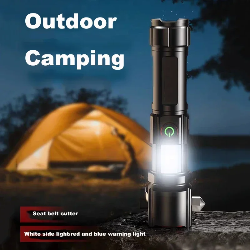 Powerful LED Flashlight – USB Rechargeable.