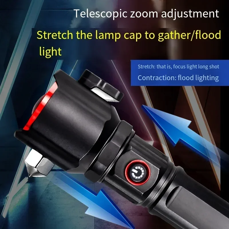 Powerful LED Flashlight – USB Rechargeable.